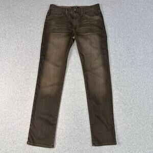 Joe’s The Brixton Straight + Narrow Jeans Men's W33 Brown Mid Rise Medium Wash